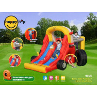 Надувной игровой центр с батутом Формула-1